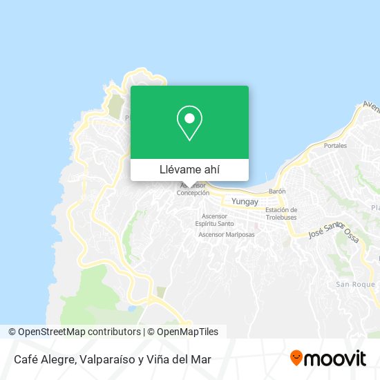 Mapa de Café Alegre