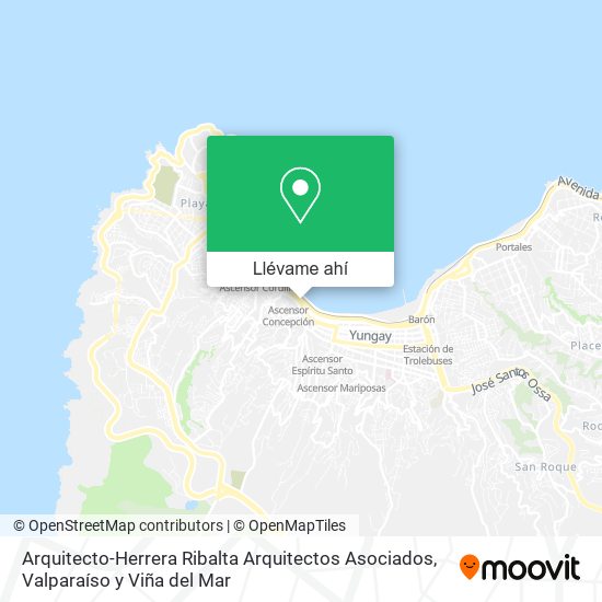 Mapa de Arquitecto-Herrera Ribalta Arquitectos Asociados