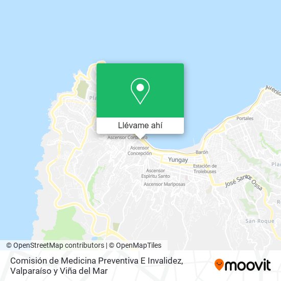 Mapa de Comisión de Medicina Preventiva E Invalidez