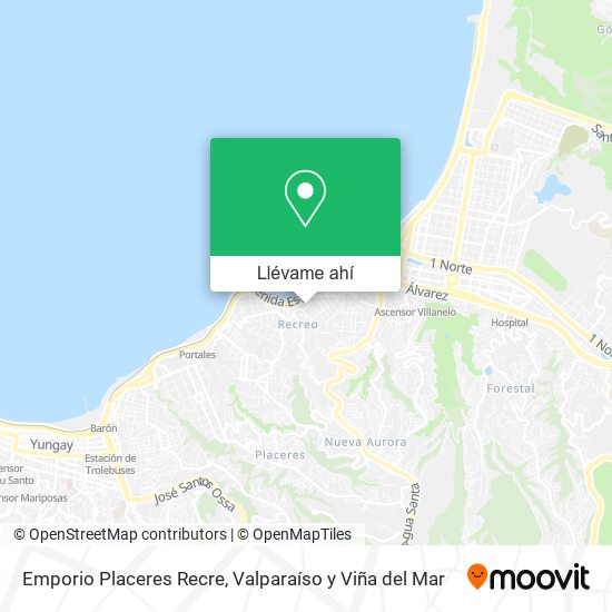 Mapa de Emporio Placeres Recre