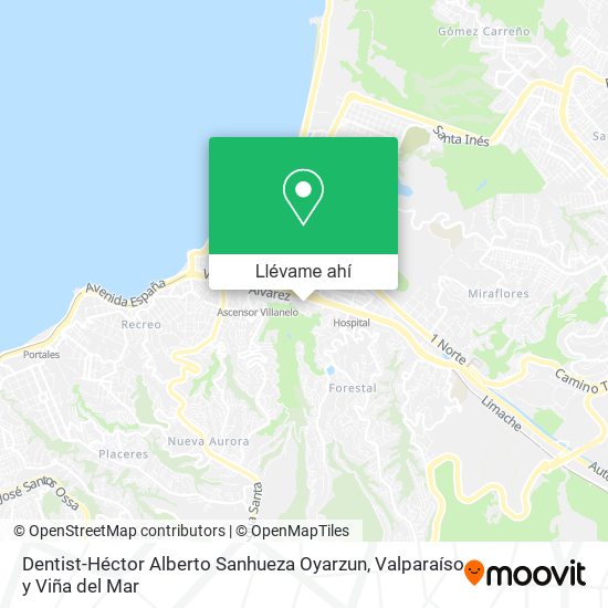 Mapa de Dentist-Héctor Alberto Sanhueza Oyarzun