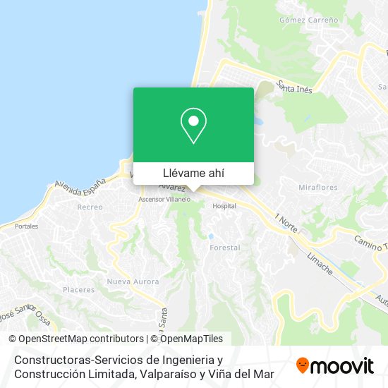 Mapa de Constructoras-Servicios de Ingenieria y Construcción Limitada