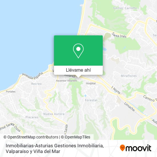 Mapa de Inmobiliarias-Asturias Gestiones Inmobiliaria