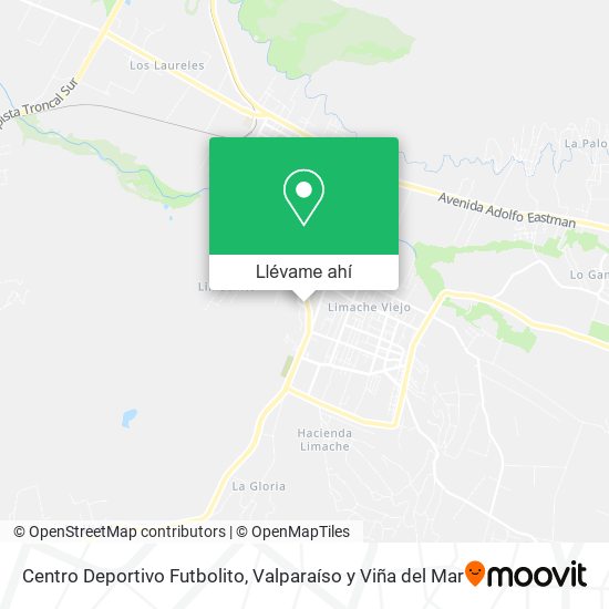 Mapa de Centro Deportivo Futbolito