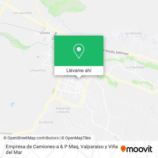 Mapa de Empresa de Camiones-a & P Maq