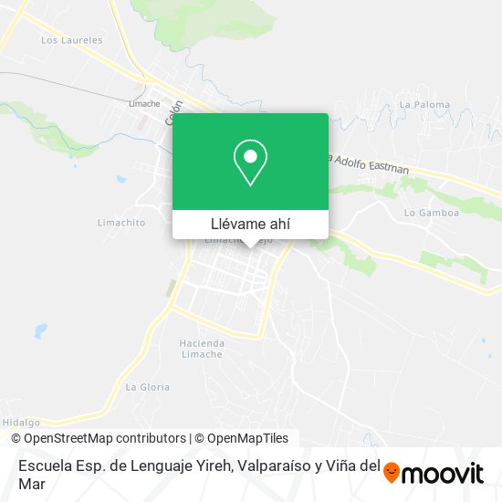 Mapa de Escuela Esp. de Lenguaje Yireh