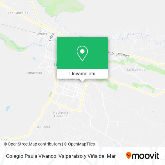 Mapa de Colegio Paula Vivanco