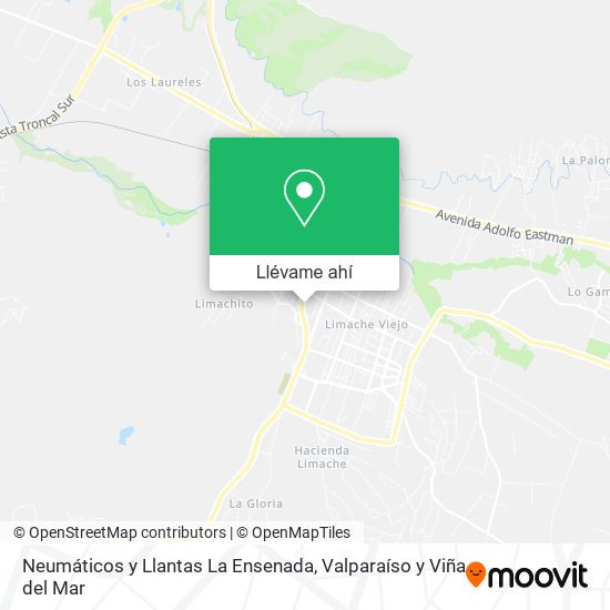 Mapa de Neumáticos y Llantas La Ensenada