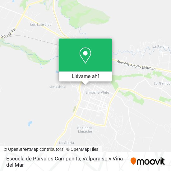 Mapa de Escuela de Parvulos Campanita