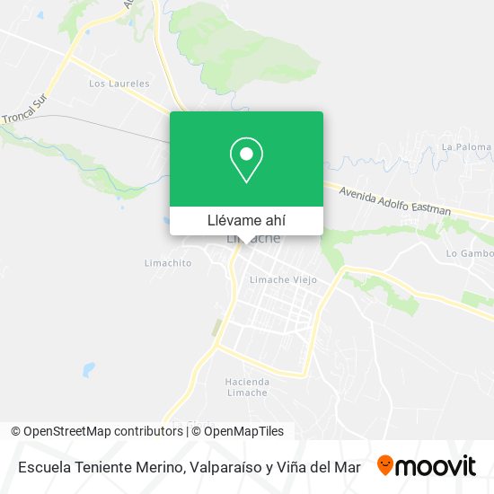 Mapa de Escuela Teniente Merino