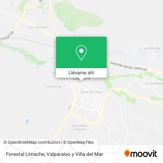 Mapa de Forestal Limache