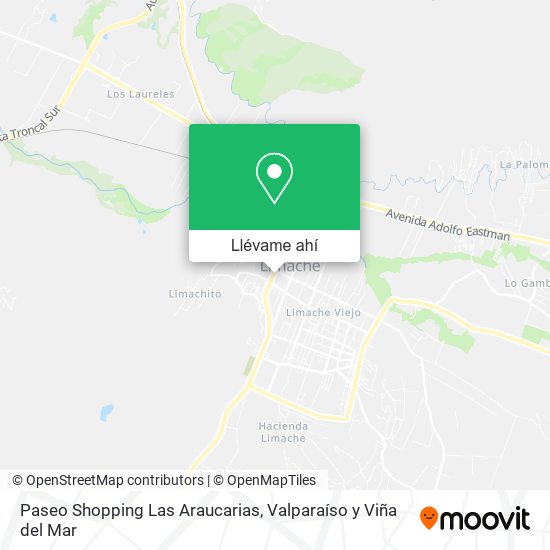 Mapa de Paseo Shopping Las Araucarias