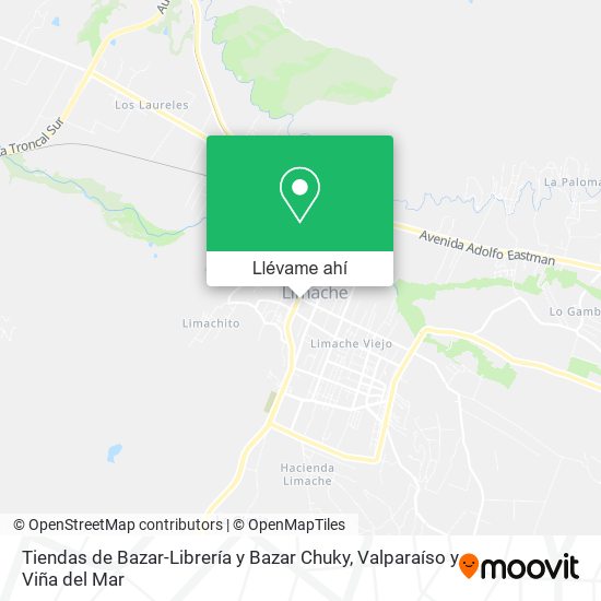 Mapa de Tiendas de Bazar-Librería y Bazar Chuky