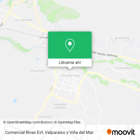 Mapa de Comercial Rivas Eirl