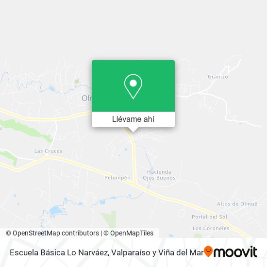 Mapa de Escuela Básica Lo Narváez