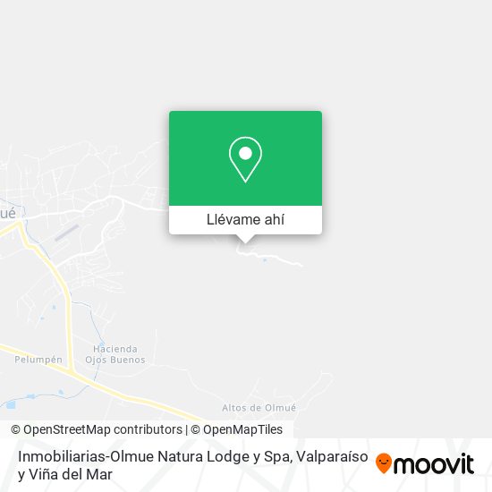 Mapa de Inmobiliarias-Olmue Natura Lodge y Spa