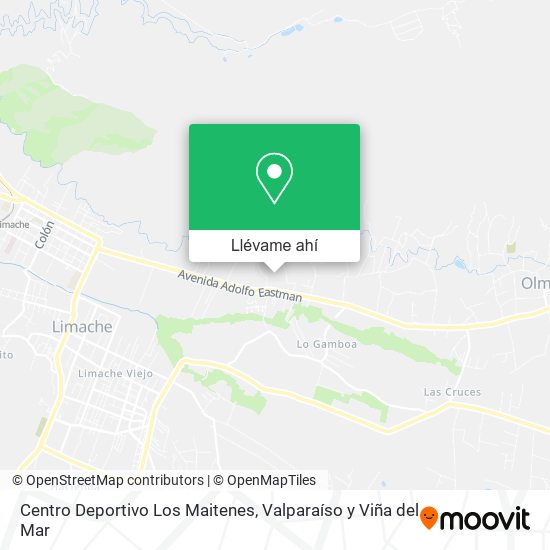 Mapa de Centro Deportivo Los Maitenes