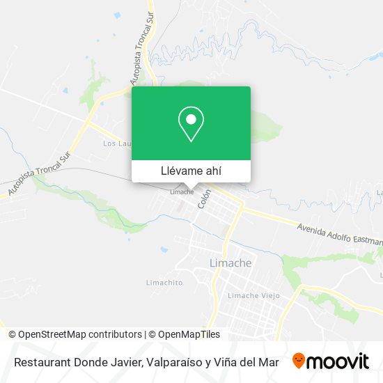 Mapa de Restaurant Donde Javier