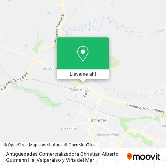 Mapa de Antigüedades Comercializadora Christian Alberto Gutmann Ha