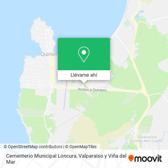 Mapa de Cementerio Municipal Loncura