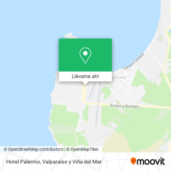 Mapa de Hotel Palermo