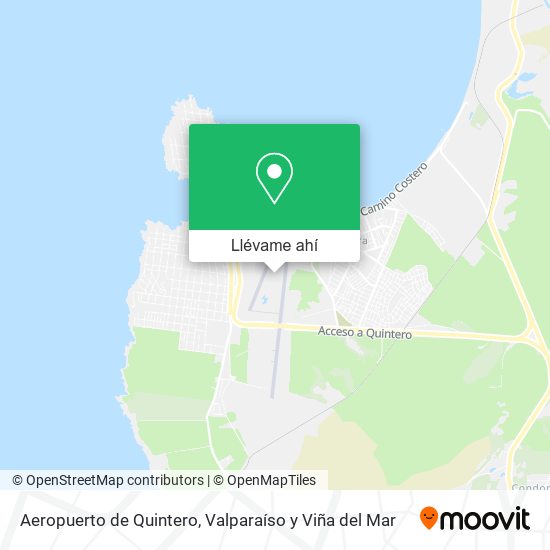 Mapa de Aeropuerto de Quintero