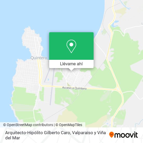 Mapa de Arquitecto-Hipólito Gilberto Caro