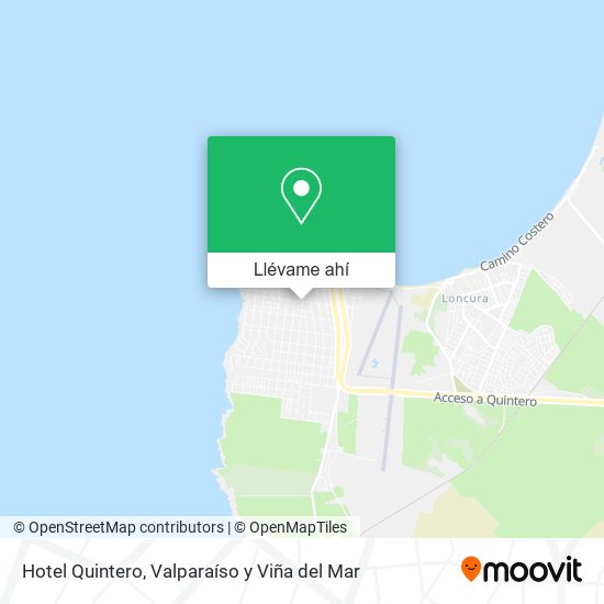 Mapa de Hotel Quintero