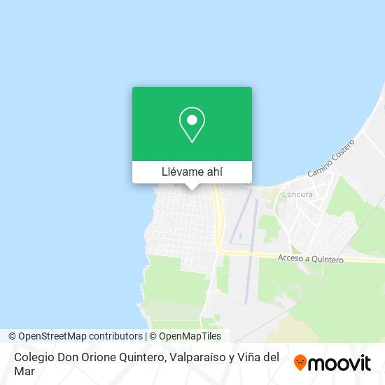 Mapa de Colegio Don Orione Quintero