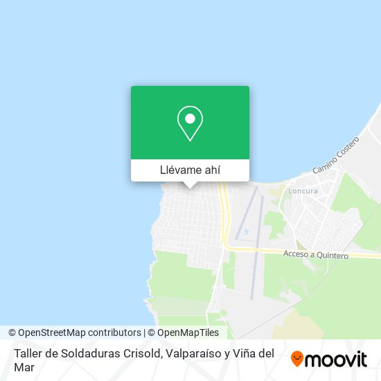 Mapa de Taller de Soldaduras Crisold