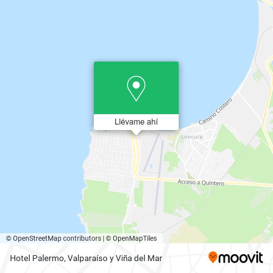 Mapa de Hotel Palermo