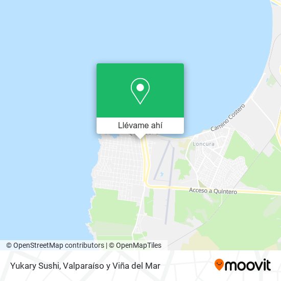 Mapa de Yukary Sushi