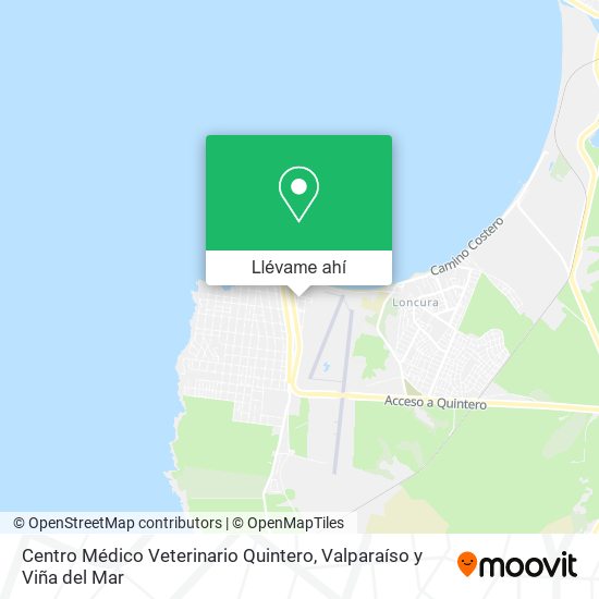 Mapa de Centro Médico Veterinario Quintero