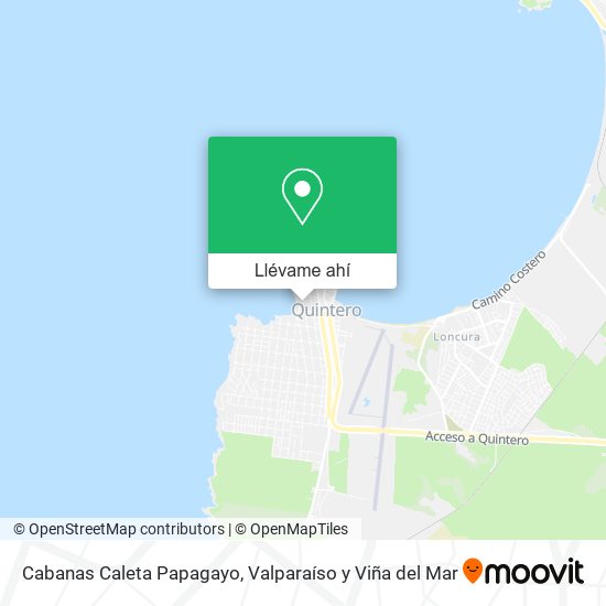 Mapa de Cabanas Caleta Papagayo