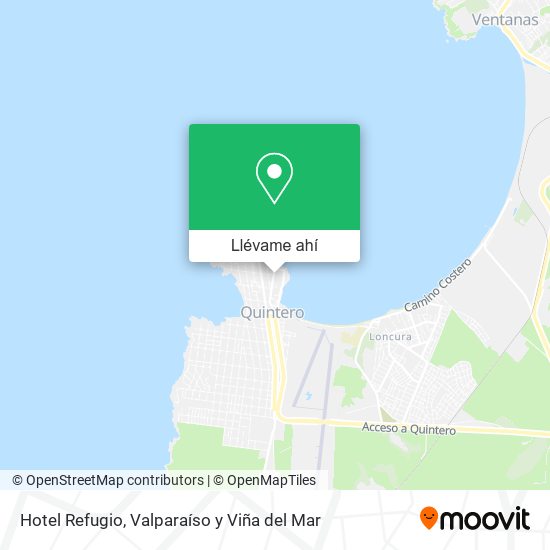 Mapa de Hotel Refugio
