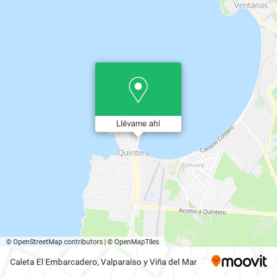 Mapa de Caleta El Embarcadero