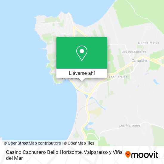 Mapa de Casino Cachurero Bello Horizonte