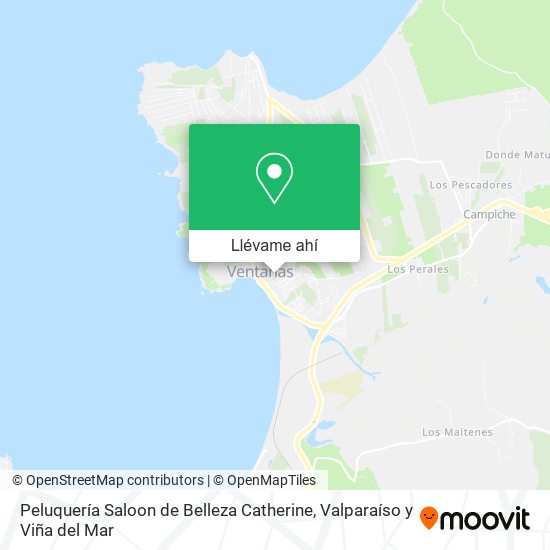 Mapa de Peluquería Saloon de Belleza Catherine