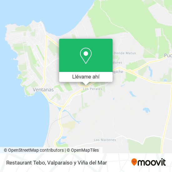 Mapa de Restaurant Tebo