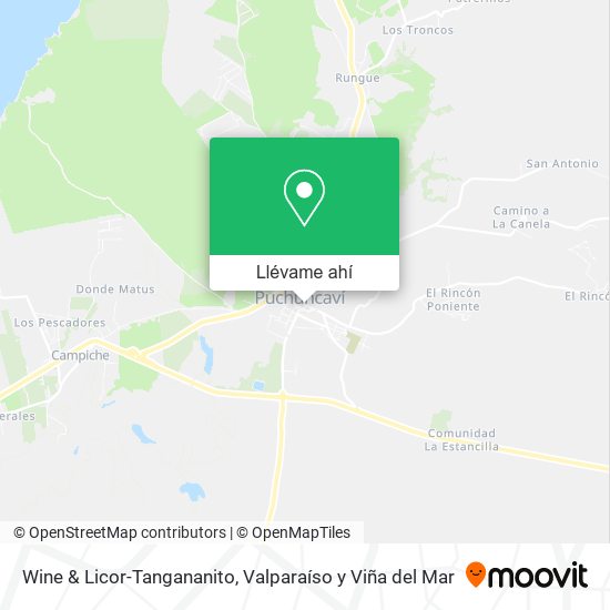 Mapa de Wine & Licor-Tangananito