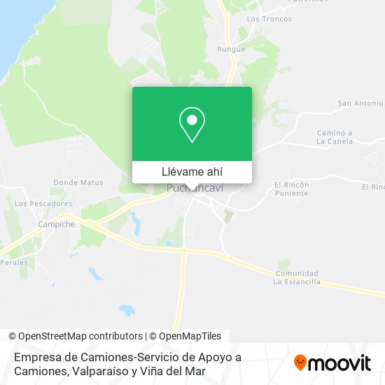 Mapa de Empresa de Camiones-Servicio de Apoyo a Camiones