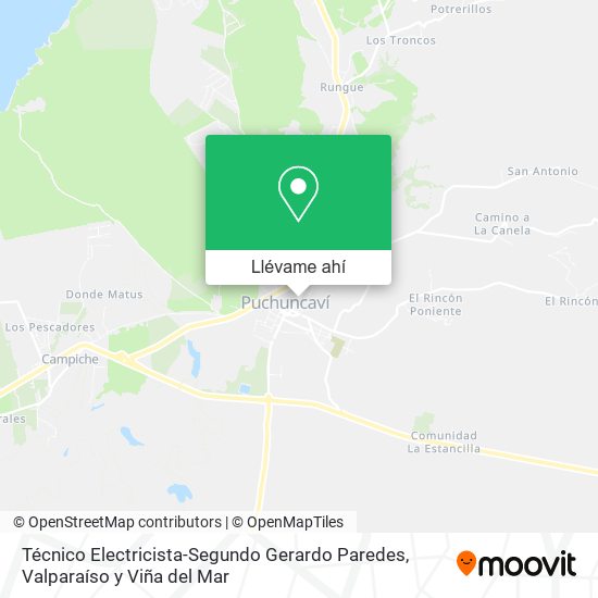 Mapa de Técnico Electricista-Segundo Gerardo Paredes