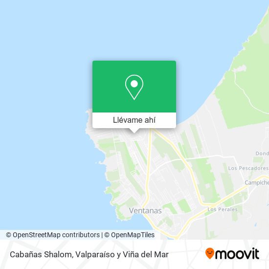 Mapa de Cabañas Shalom