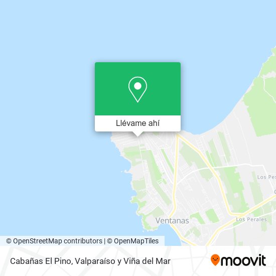 Mapa de Cabañas El Pino