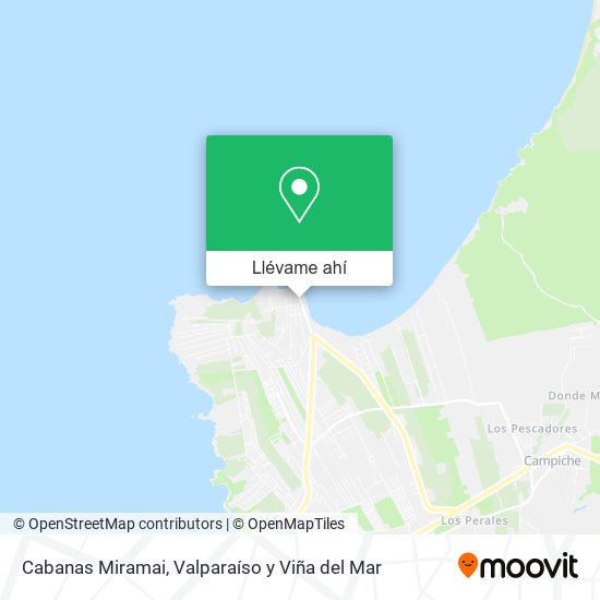 Mapa de Cabanas Miramai
