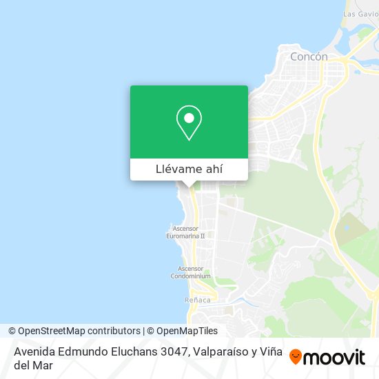 Mapa de Avenida Edmundo Eluchans 3047