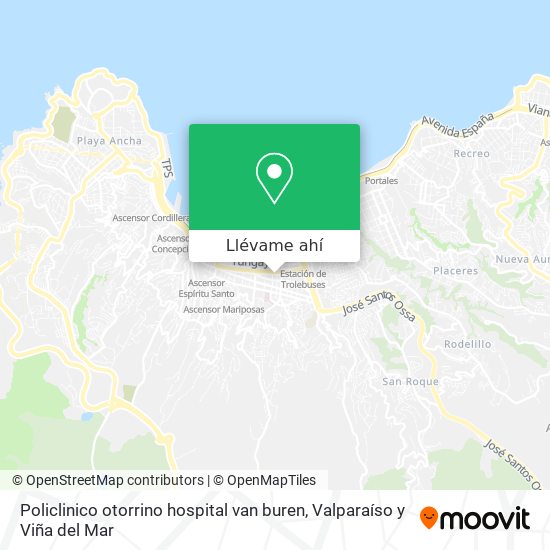 Mapa de Policlinico otorrino hospital van buren