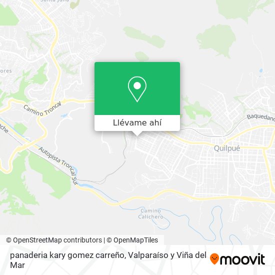 Mapa de panaderia kary gomez carreño