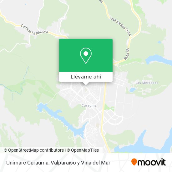 Mapa de Unimarc Curauma