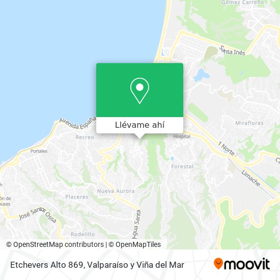 Mapa de Etchevers Alto 869